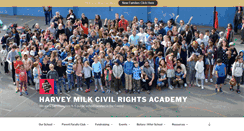 Desktop Screenshot of harveymilk.com