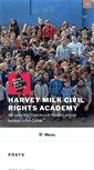 Mobile Screenshot of harveymilk.com