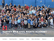 Tablet Screenshot of harveymilk.com
